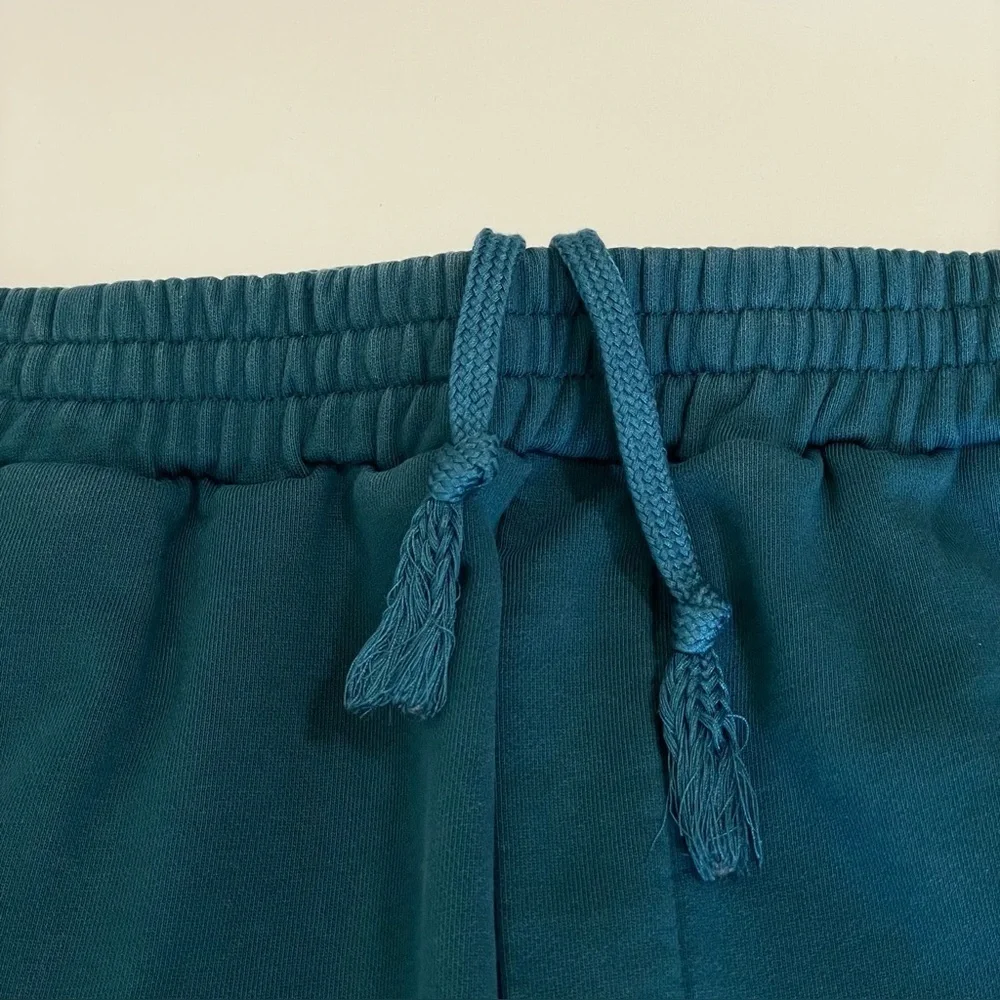 Helmut Lang Slim Logo Jogger Pant Drawstring Sweatpants Neptune Teal Small